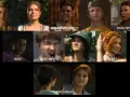 Die Besetzung von Disturbia: Porträts von Nate, Luke, Sebastian und anderen Charakteren, die auf ihre Rollen als NPCs oder Hauptfiguren hinweisen.