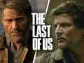 Die besetzung von The Last of Us: Joel Miller, gespielt von Pedro Pascal, mit seinem charakteristischen Bart und der Lederjacke.