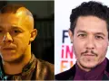 Links: Ein Mann mit Irokesenschnitt und Tätowierung. Rechts: Ein Mann mit dunklem Haar und Schnurrbart. Beide sind Teil der Besetzung von Sons of Anarchy.
