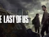 Joel und Ellie, die Hauptfiguren aus "The Last of Us", stehen vor einer zerstörten Stadt.