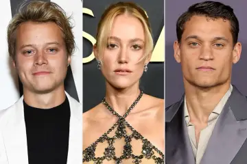 Drei Schauspieler, die an "Outer Banks" mitwirken: Rudy Pankow, Madelyn Cline und Chase Stokes. Ihre Gesichter sind einprägsam, fast wie Erinnerungen an ihn.